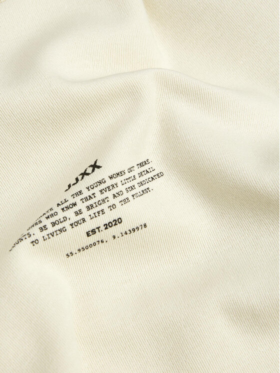 JJXX JJXX Majica 12241203 Écru Loose Fit
