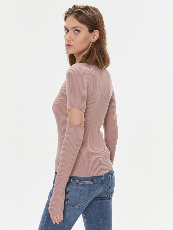 PINKO Pinko Svetr Tricheco 102019 A18M Růžová Regular Fit