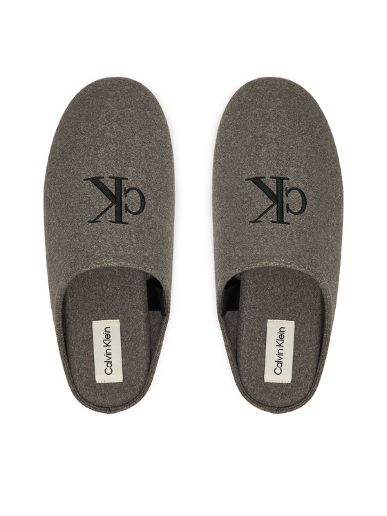 Calvin Klein Calvin Klein Παντόφλες Σπιτιού Home Slipper Mule HM0HM01931 Γκρι