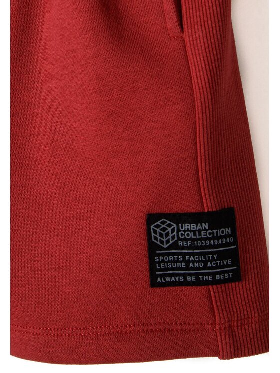 MINOTI MINOTI Szorty 23fleece89 Czerwony Regular Fit