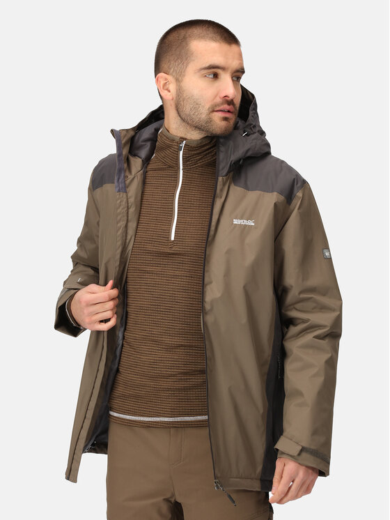 Regatta Regatta Kurtka zimowa Thornridge II RMP281 Zielony Regular Fit