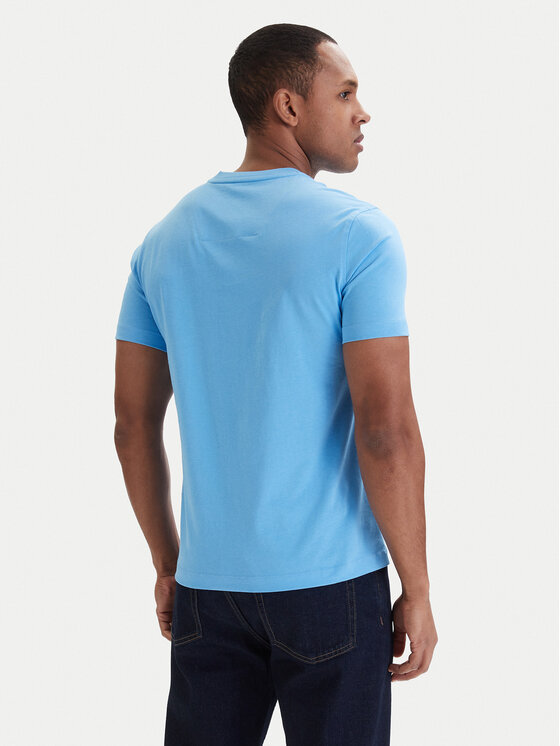 Aeronautica Militare Aeronautica Militare T-Shirt 261TS1580UJ00372 Niebieski Regular Fit