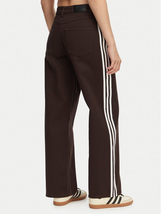 adidas adidas Blugi Firebird KD2934 Maro Loose Fit