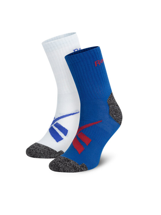 Set de 2 perechi de șosete lungi unisex Reebok R0418-SS24 (2-pack) Colorat
