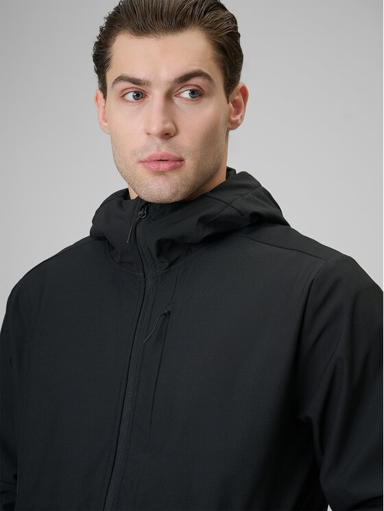 4F 4F Kurtka przejściowa CITY JACKETS Czarny Regular Fit