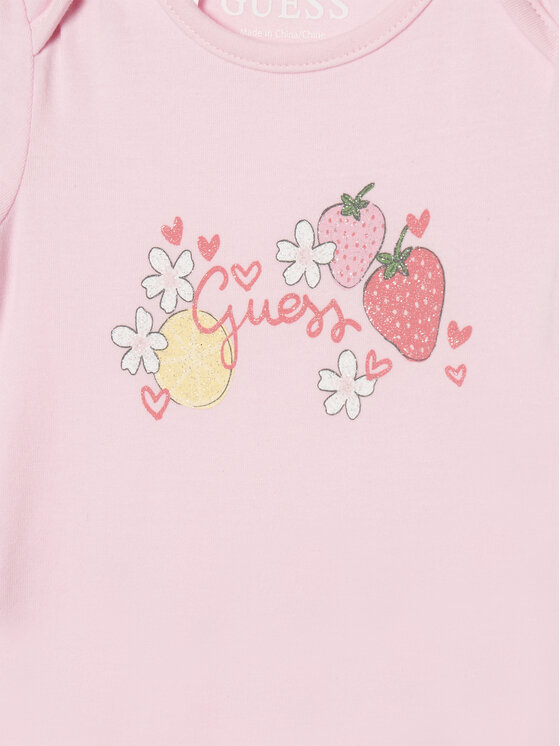 Guess Guess Komplet body in kratke hlače S6GG05 K6YW4 Roza Regular Fit