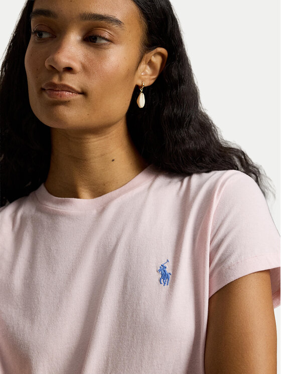 Polo Ralph Lauren Polo Ralph Lauren Marškinėliai 211B14605014 Rožinė Classic Fit