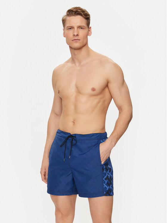 Tommy Hilfiger Tommy Hilfiger Badeshorts UM0UM03211 Dunkelblau Slim Fit