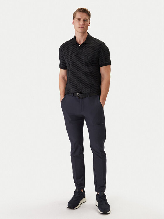 BOSS BOSS Polo marškinėliai 50554591 Juoda Regular Fit