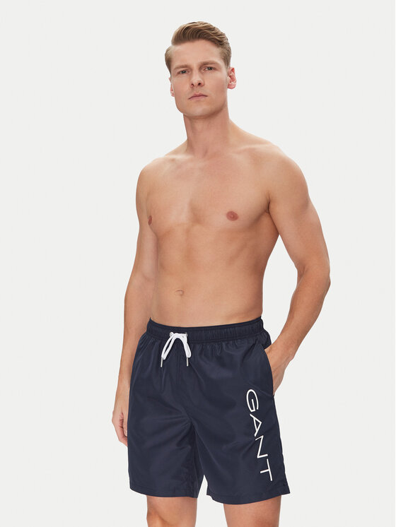 Gant Gant Kopalne hlače 920006300 Mornarsko modra Regular Fit
