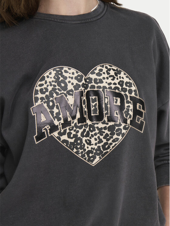 ONLY ONLY Sweatshirt Lauren 15339833 Grau Regular Fit