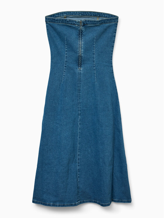 Vero Moda Vero Moda Jeans haljina Ailey 10328202 Plava Regular Fit