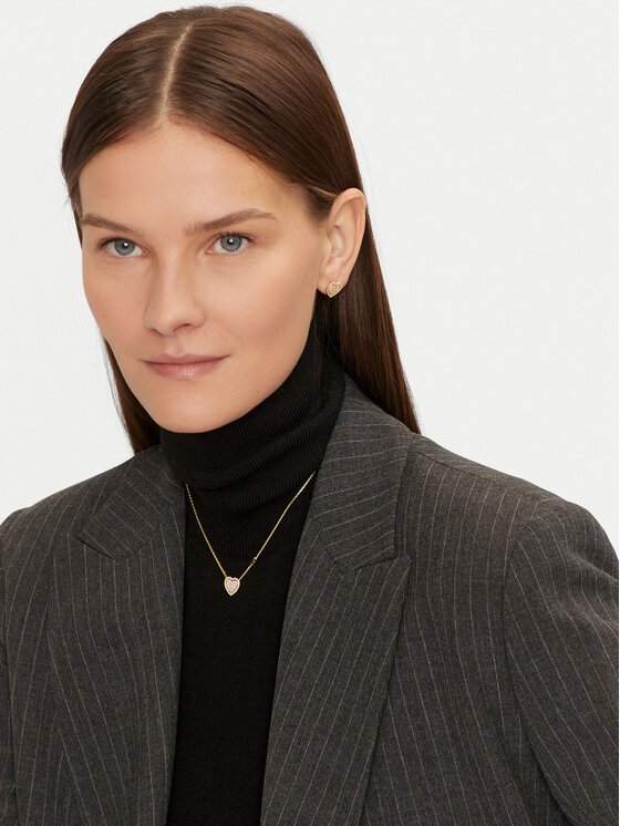 Michael Kors Michael Kors Zestaw naszyjnik i kolczyki MKC1756CZSET Złoty