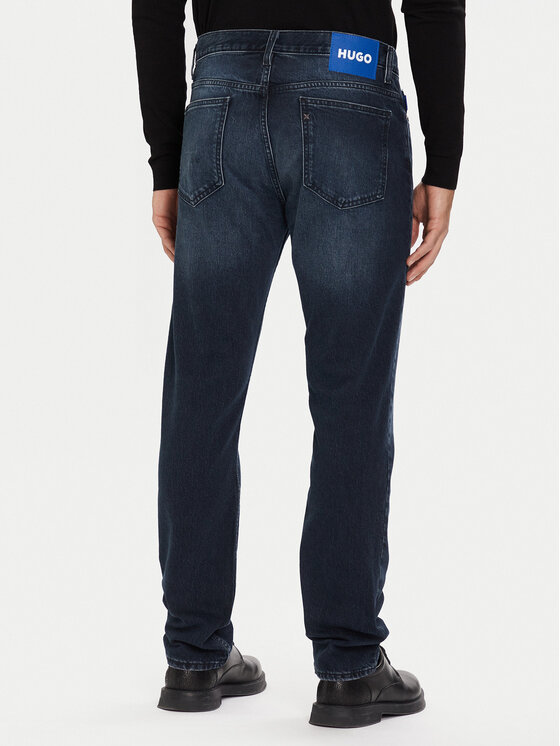 HUGO HUGO Džínsy Ash 50541568 Tmavomodrá Slim Fit