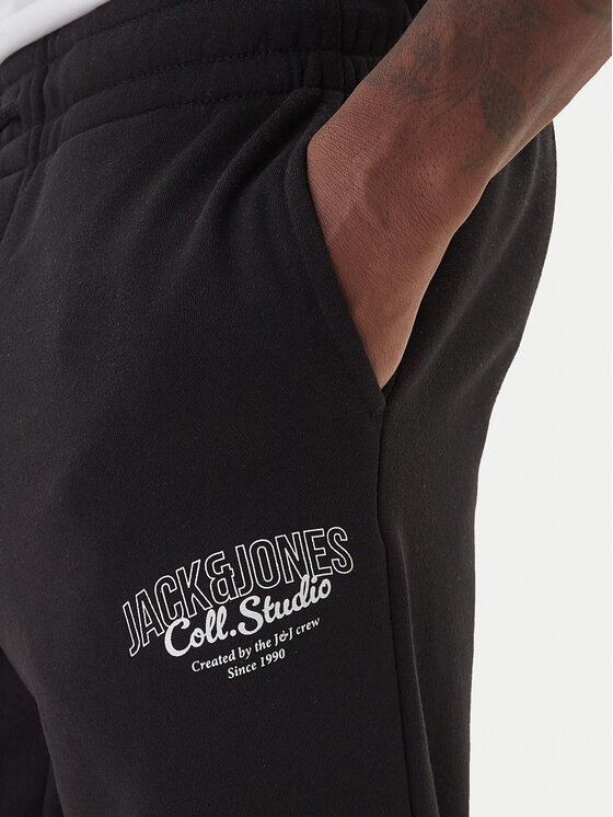 Jack & Jones Jack & Jones Set T-Shirt, Sweatshirt und Hose Makoto 12287681 Schwarz Regular Fit