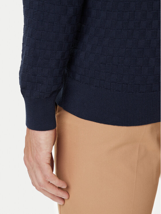 Gant Gant Strickjacke 8030263 Dunkelblau Regular Fit