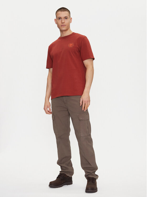 Timberland Timberland T-Shirt TB0A6DPD Czerwony Regular Fit