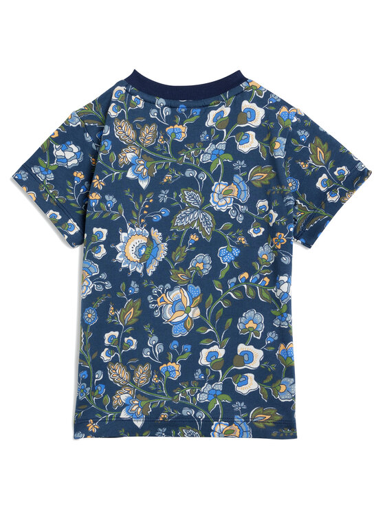 adidas adidas Marškinėlių ir šortų komplektas Liberty London JY3017 Tamsiai mėlyna Regular Fit