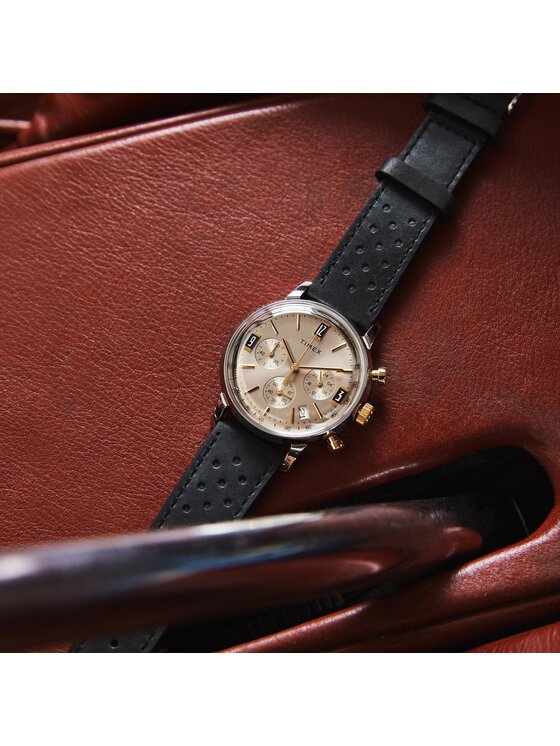Timex Timex Hodinky Marlin Chronograph TW2W10000 Čierna