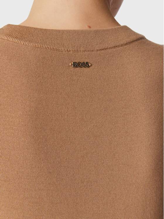 BOSS Boss Megztinis Feganas 50473239 Ruda Regular Fit