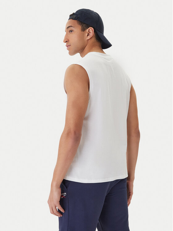 Reebok Reebok Tank top Bradshaw RK25560CCM Valge Regular Fit