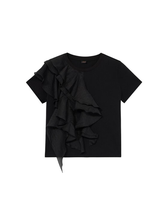 Oltre Oltre T-shirt G401J004195N033 Nero Regular Fit