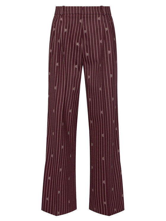 HUGO HUGO Spodnie materiałowe Haviri 50554419 Bordowy Relaxed Fit