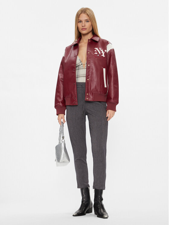 ONLY ONLY Spodnie materiałowe 15309862 Szary Regular Fit