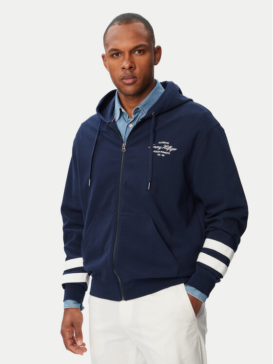 Tommy Hilfiger Hanorac Nautical MW0MW43184 Bleumarin Regular Fit
