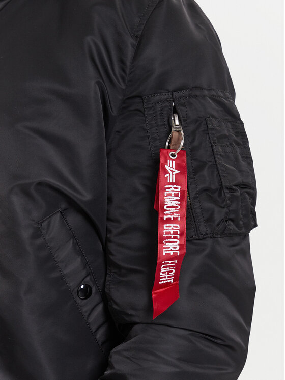 Alpha Industries Alpha Industries Kurtka bomber Ma-1 Vf 59 Long 168100 Czarny Slim Fit