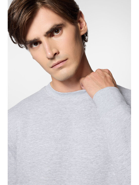 Próchnik Próchnik Bluza PM13 BL073224000001 Szary Regular Fit
