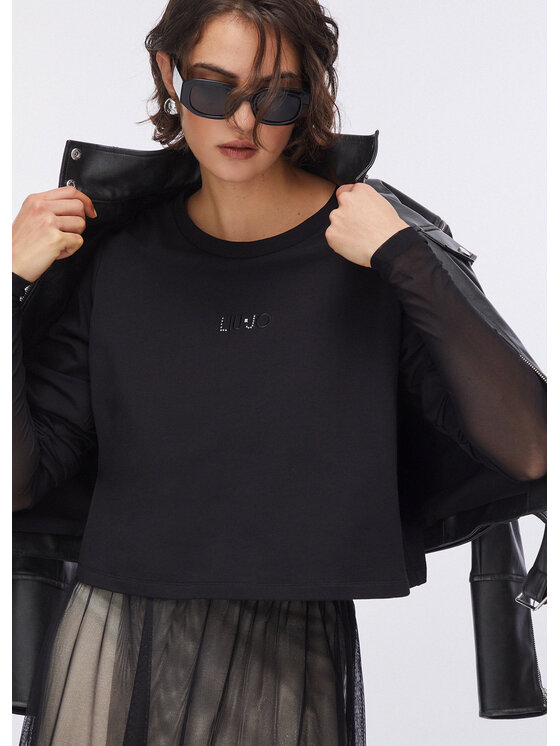Liu Jo Liu Jo Felpa TA6092FS09022222 Nero Regular Fit