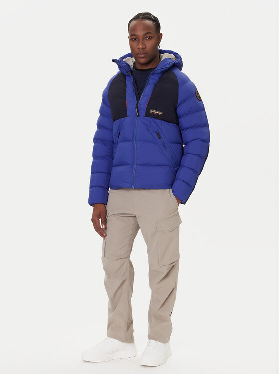 Napapijri Napapijri Winterjacke Moesa NP0A4I1R Blau Regular Fit