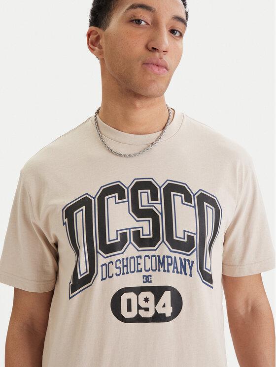 DC Shoes DC Shoes Tricou Elective EDYZT04361 Bej Regular Fit