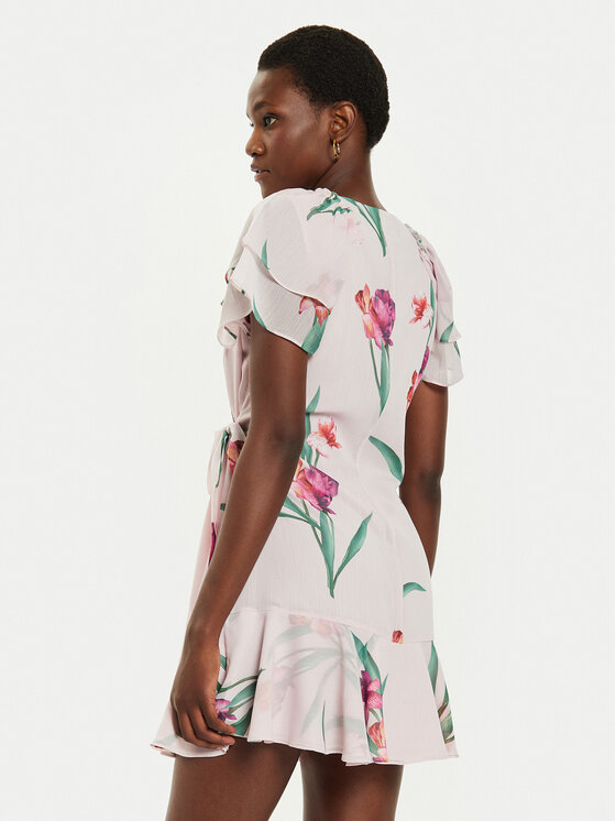 Ted Baker Ted Baker Коктейлна рокля 276317 Розов Regular Fit
