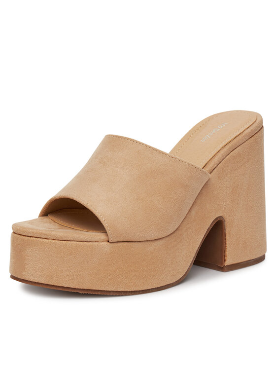 DeeZee DeeZee Pantoletten E8341-1 Beige