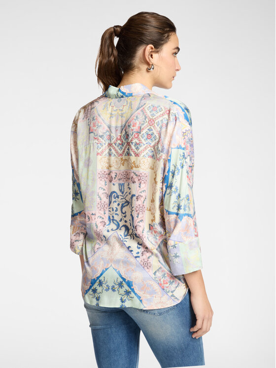 Elena Mirò Elena Mirò Bluzka 2043Z200047N043 Fioletowy Boxy Fit
