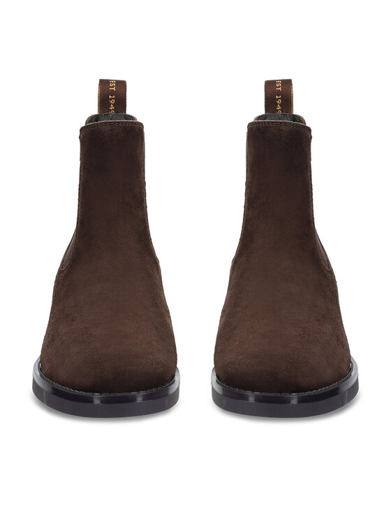 Gant Gant Kotníková obuv s elastickým prvkem 31653106 Hnědá