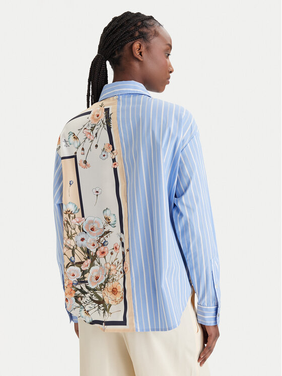 Liu Jo Liu Jo Srajca WA6383 T2555 Modra Regular Fit