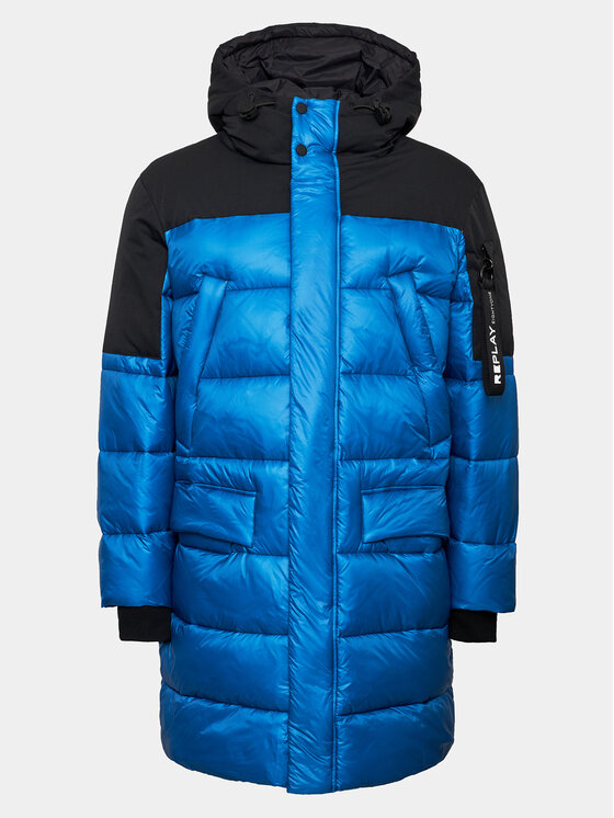 REPLAY REPLAY Зимно яке M8360.000.84174D Син Regular Fit