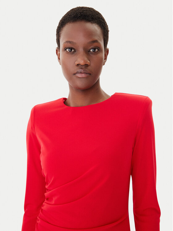 Gaudi Gaudi Коктейлна рокля 521FD14009 Червен Slim Fit