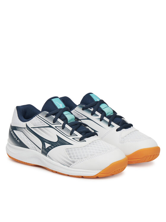 Mizuno Mizuno Zāles apavi Cyclone Speed 5 JR V1GD251157 Balts