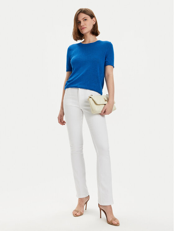 Silvian Heach Silvian Heach Traperice GPP24504JE Bijela Regular Fit