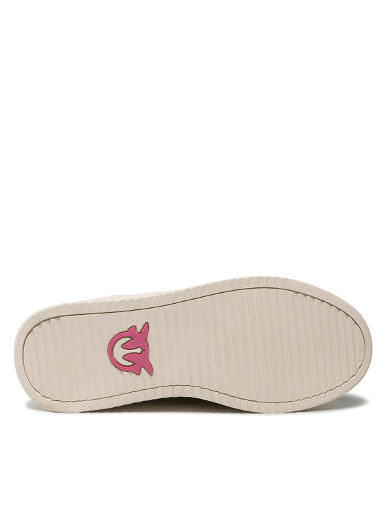 PINKO Pinko Tossud Harlow Basket High AI 21-22 BLKS1 1H20YR Y7L9 Valge