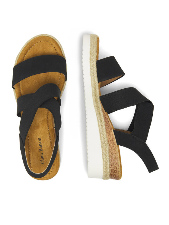 Clara Barson Clara Barson Espadrile AUSSIE WS2189-26 Negru