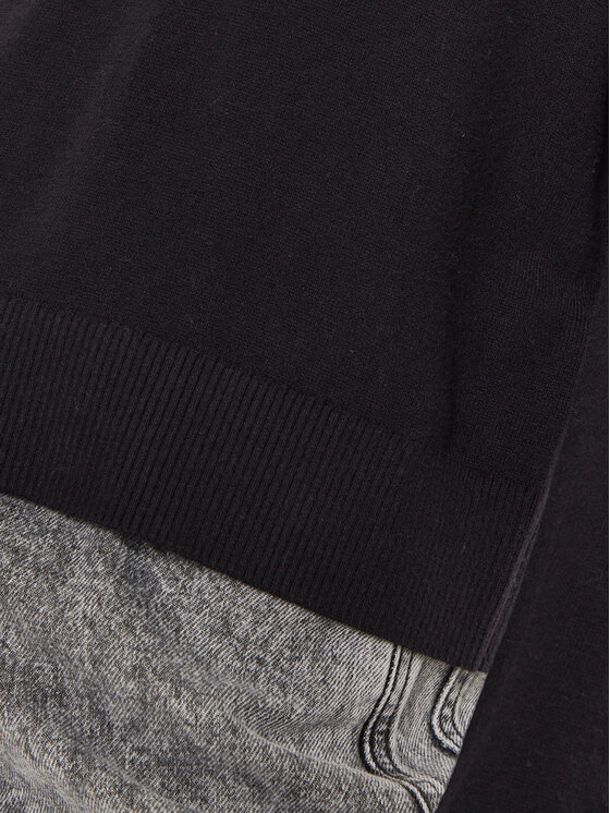 Tommy Jeans Tommy Jeans Sweter Essential DW0DW17254 Czarny Regular Fit