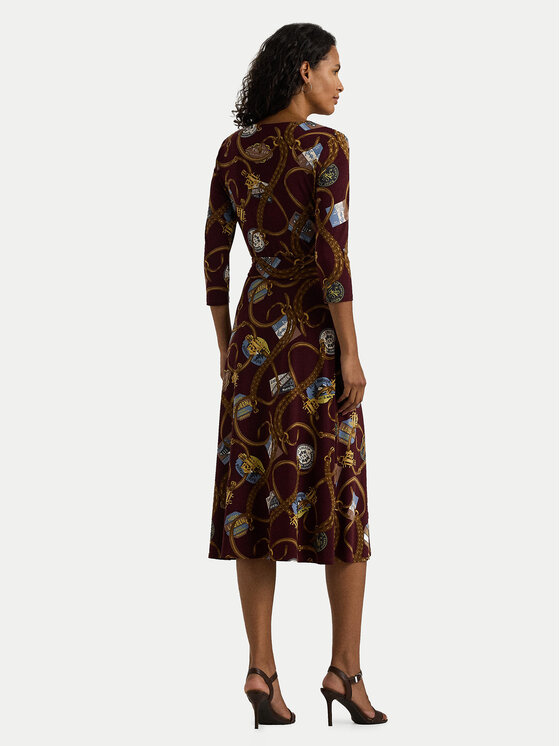 LAUREN RALPH LAUREN LAUREN RALPH LAUREN Haljina za svaki dan 250951440001 Tamnocrvena Slim Fit