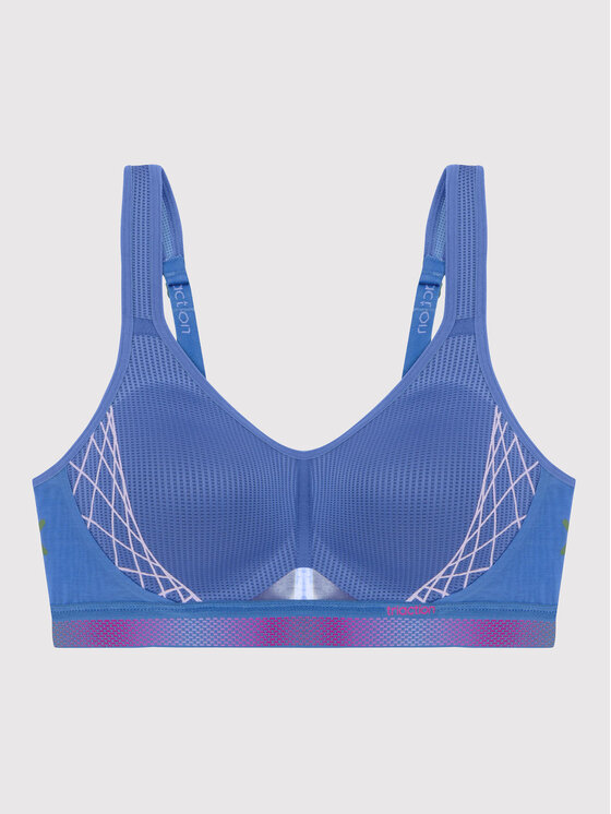 Triumph Triumph Biustonosz sportowy Triaction Cardio Flow 10205923 Niebieski