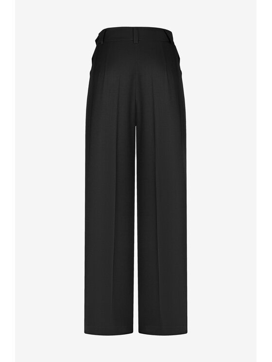 BENU BENU Spodnie garniturowe classic Czarny Regular Fit
