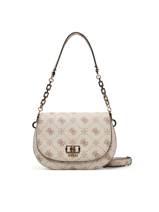 Guess Guess Kabelka Emelie Logo HWGP99 28200 Écru